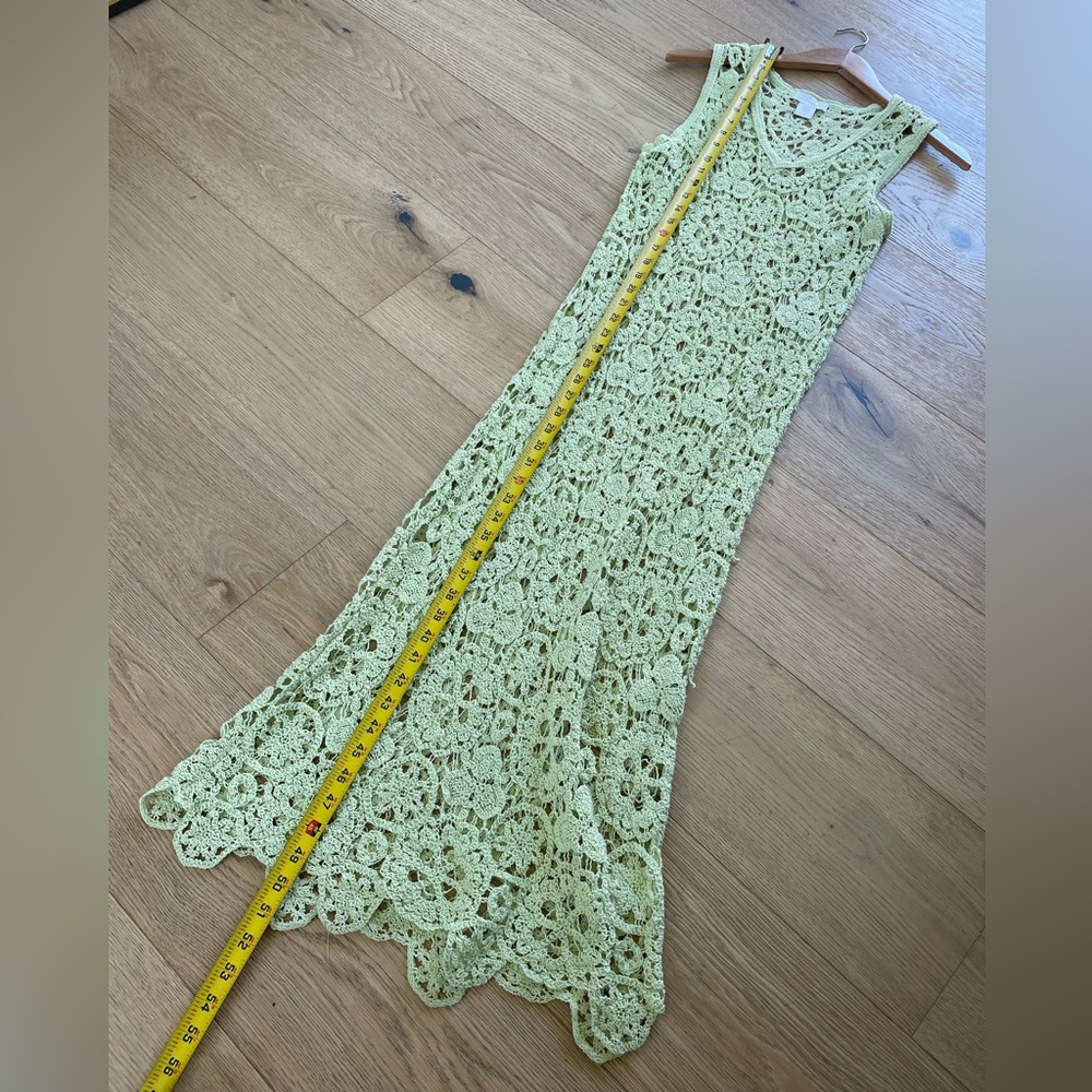 House of Harlow 1960 Crochet Maxi tank swimsuit coverup dress  XS Boho Resort